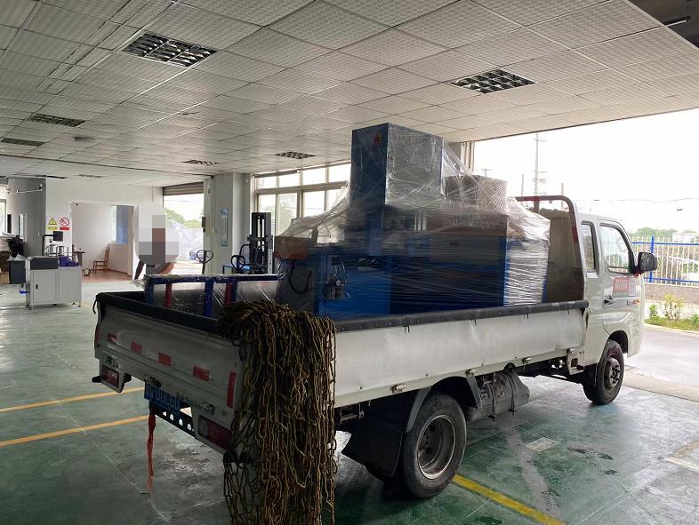 【寧波】高精密全自動(dòng)切鋁機(jī)SDY-Q450，客戶用來切割散熱器，出庫走起??！